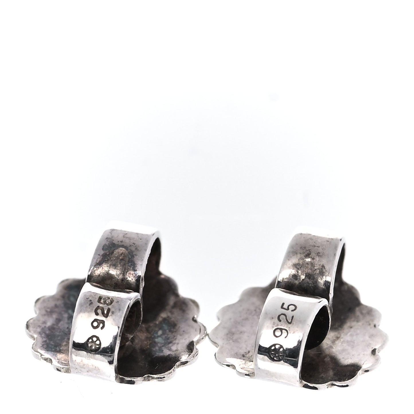 Sterling Silver Jaisalmer Dot Square Earrings