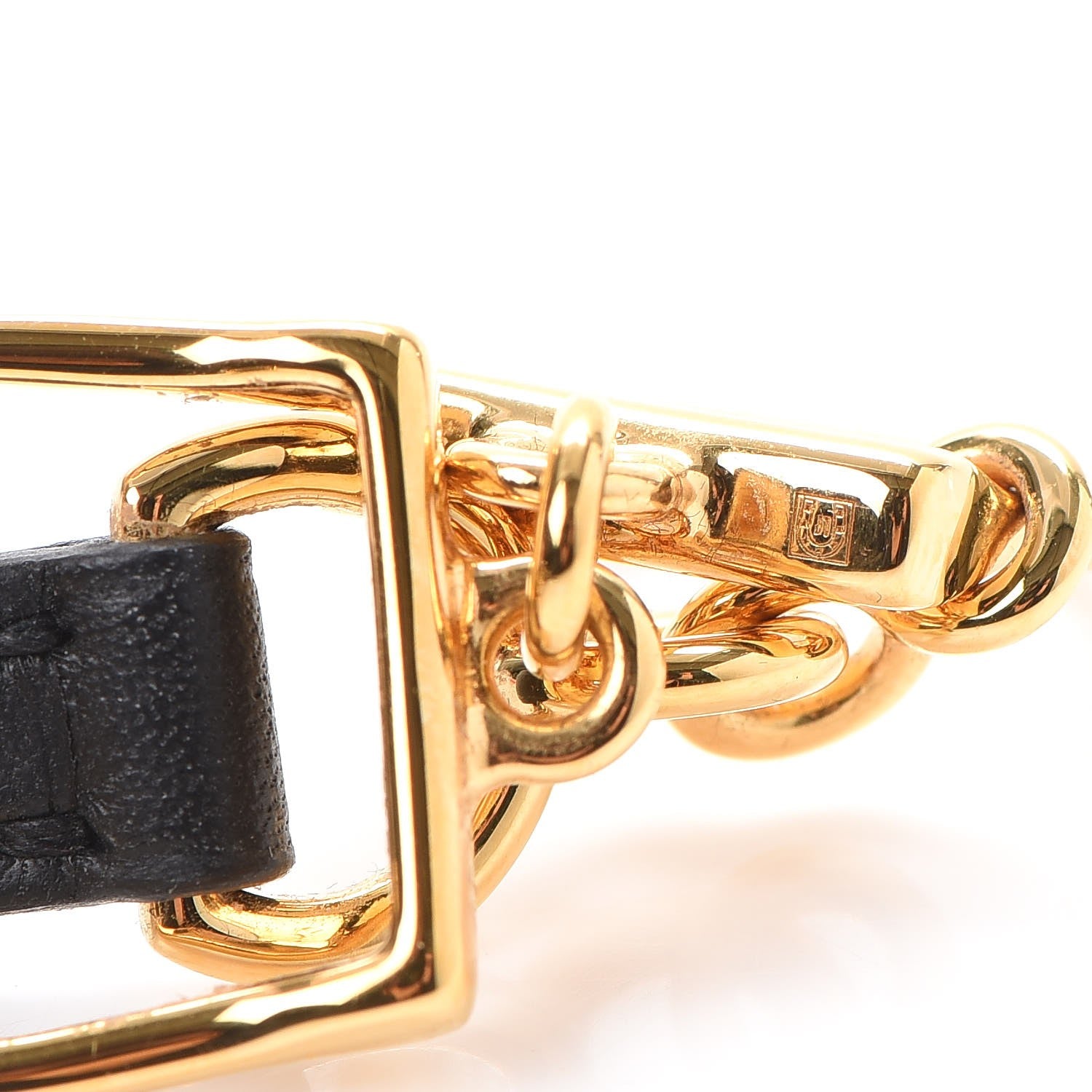 Hermes Swift Etrier Double Tour Bracelet T2 Black 7 of 9