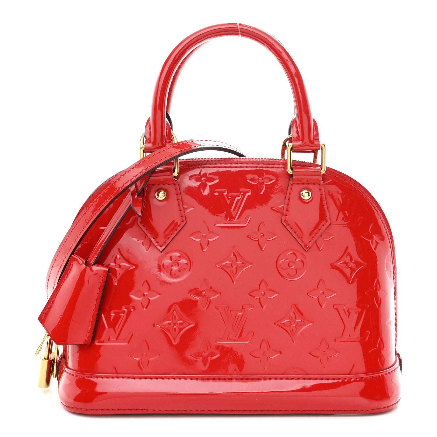 Louis Vuitton Vernis Alma BB Rose Indien 2 of 19
