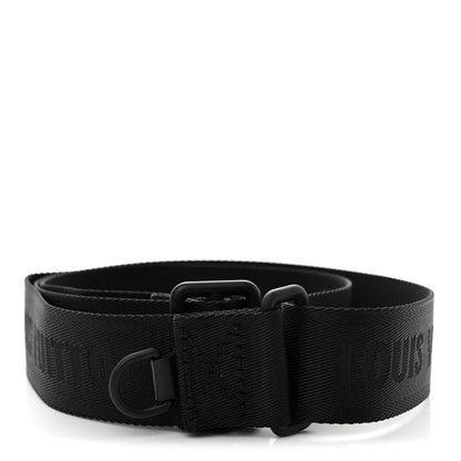 Louis Vuitton Nylon Calfskin Duo Messenger Shoulder Strap Black 2 of 4