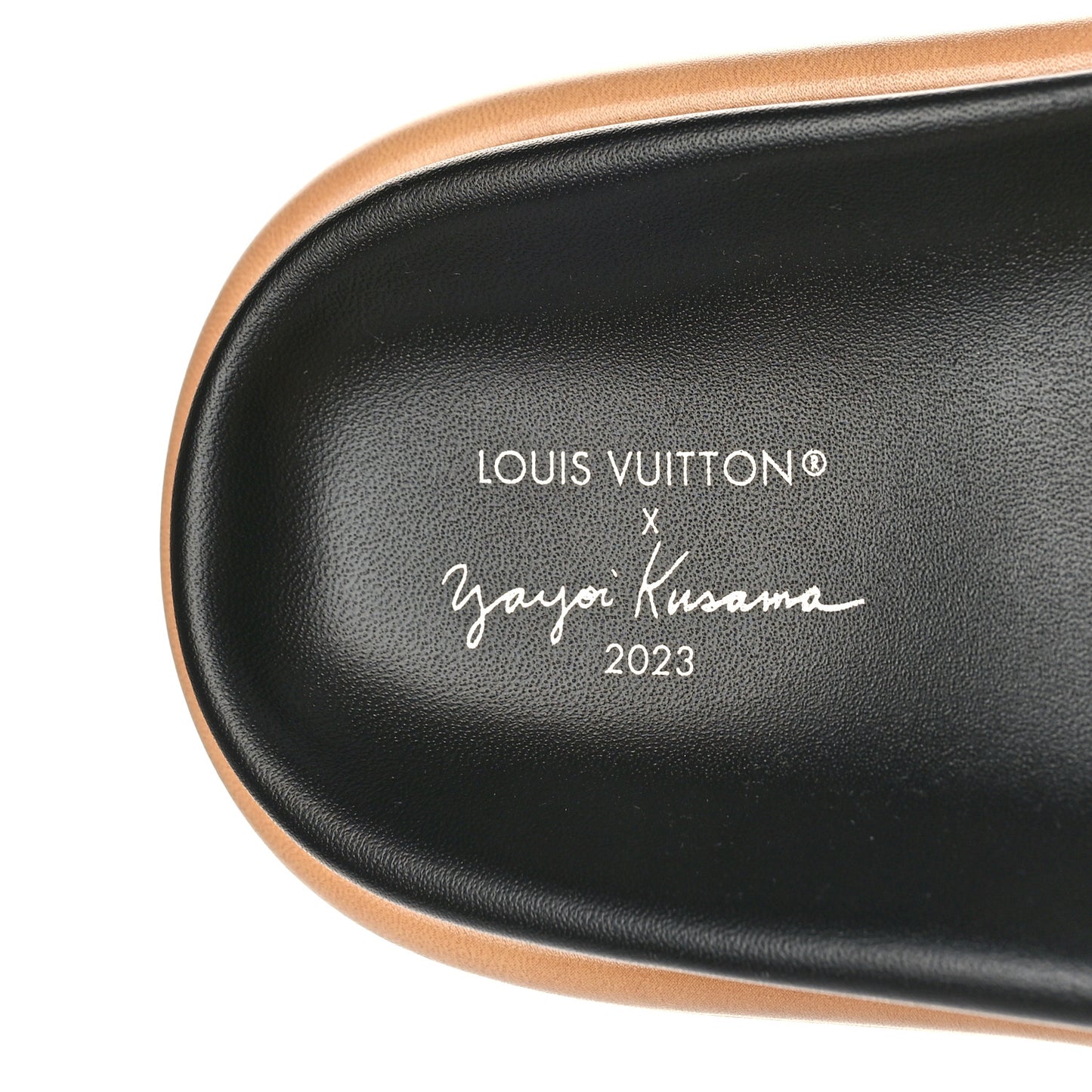 LV X YK Nylon Monogram Pumpkins Pool Pillow Comfort Mule 40