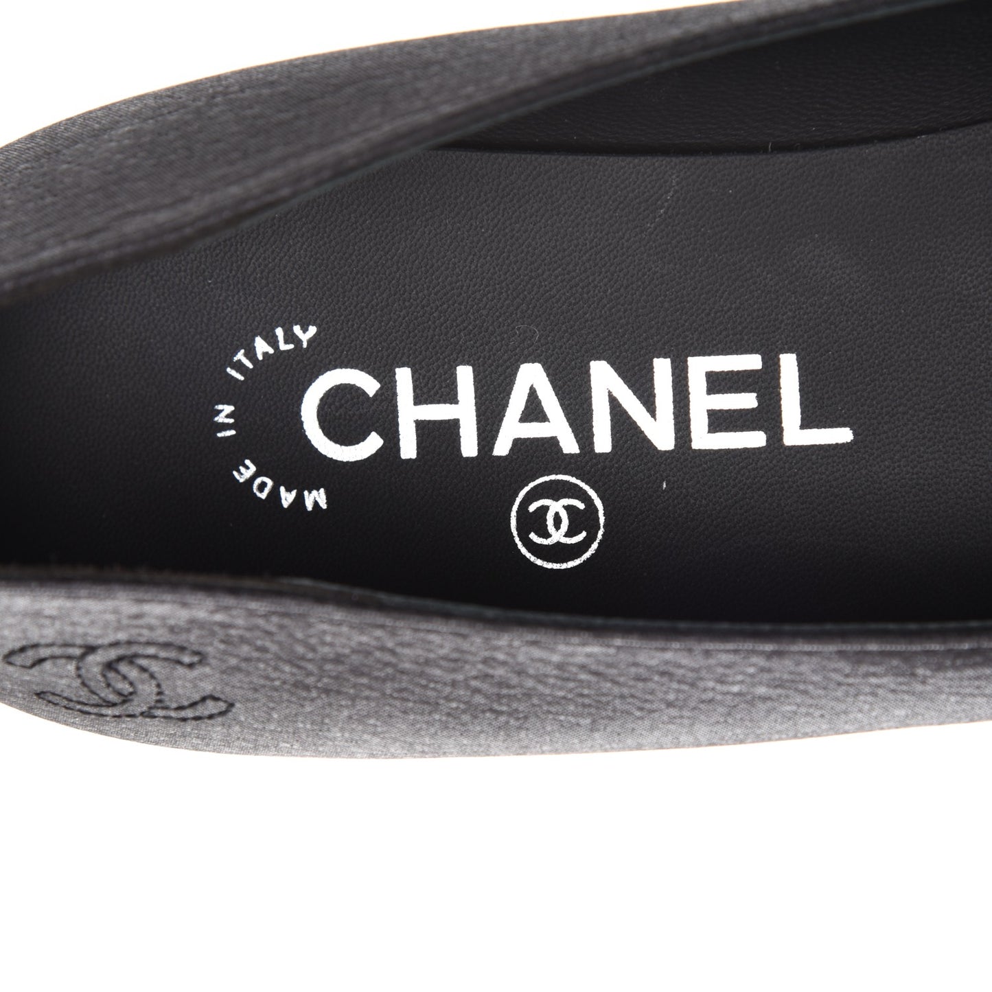 Buffalo Glitter Bow Ballerina Flats 38.5 Black
