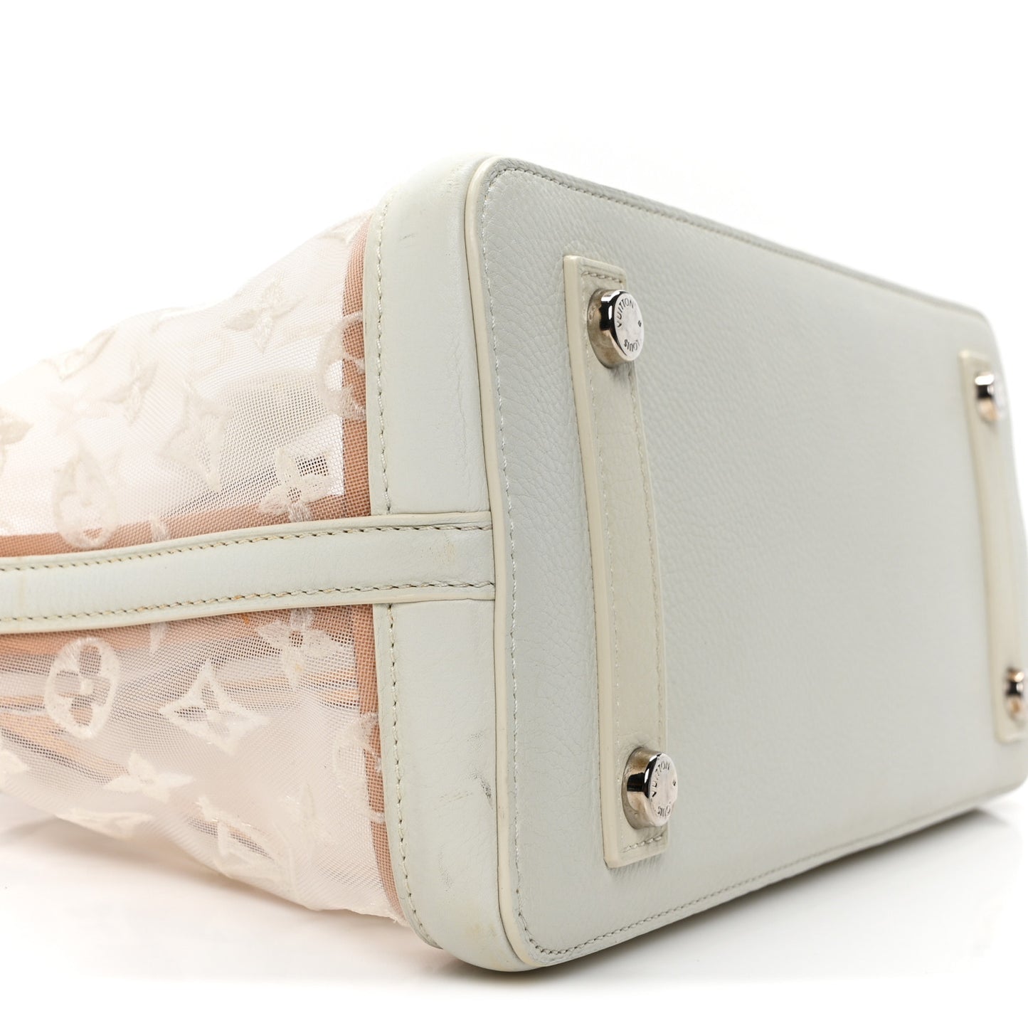 Monogram Transparence Lockit East-West White