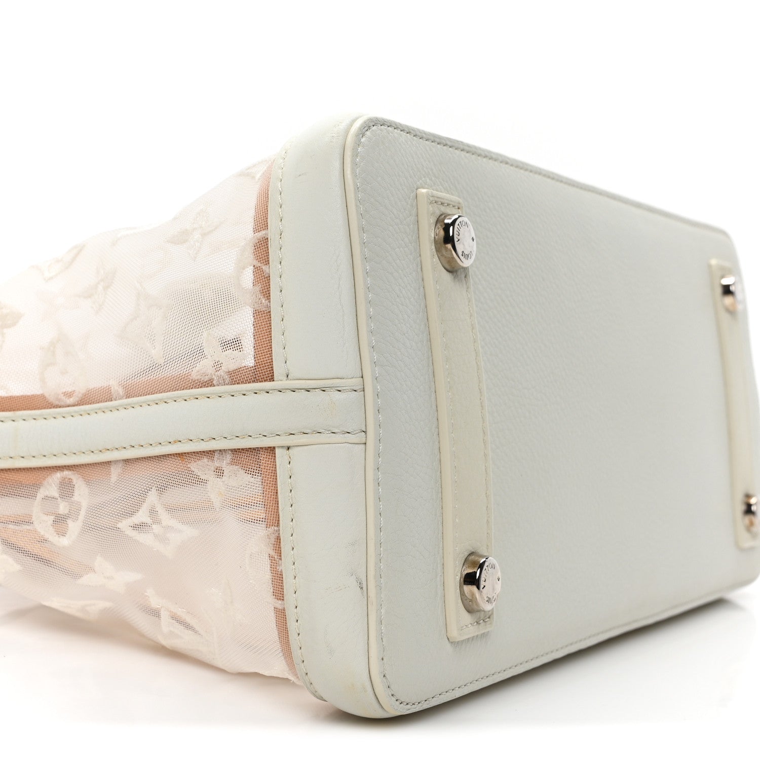 Louis Vuitton Monogram Transparence Lockit East-West White 8 of 9