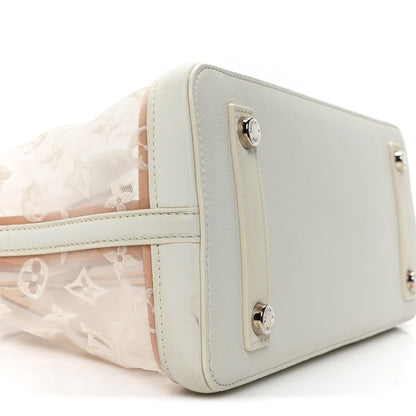 Louis Vuitton Monogram Transparence Lockit East-West White 8 of 9