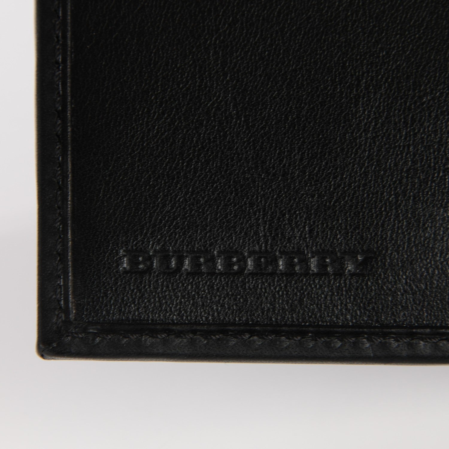 Burberry Horseferry Check Elton Mens Slim Billfold Wallet Charcoal 6 of 8