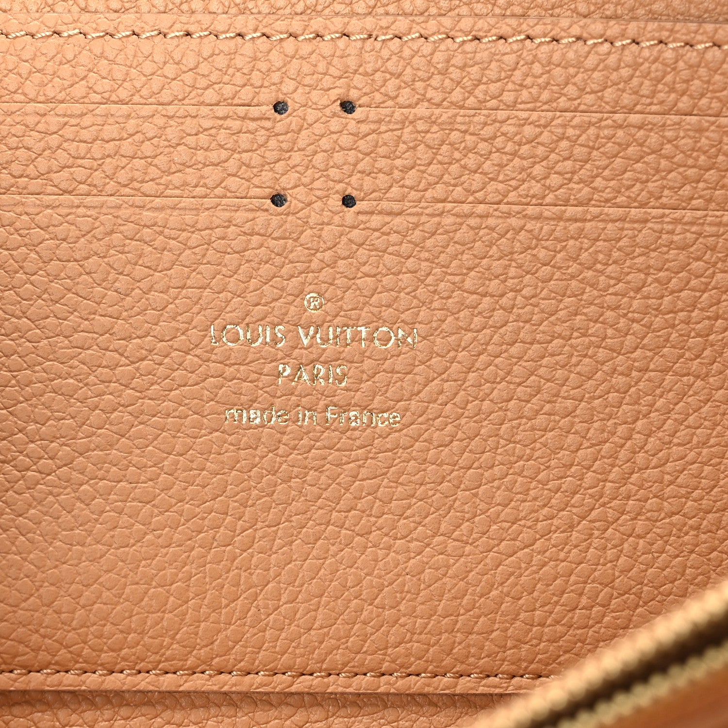 Louis Vuitton Empreinte Monogram Giant Clemence Wallet Arizona Creme 6 of 7