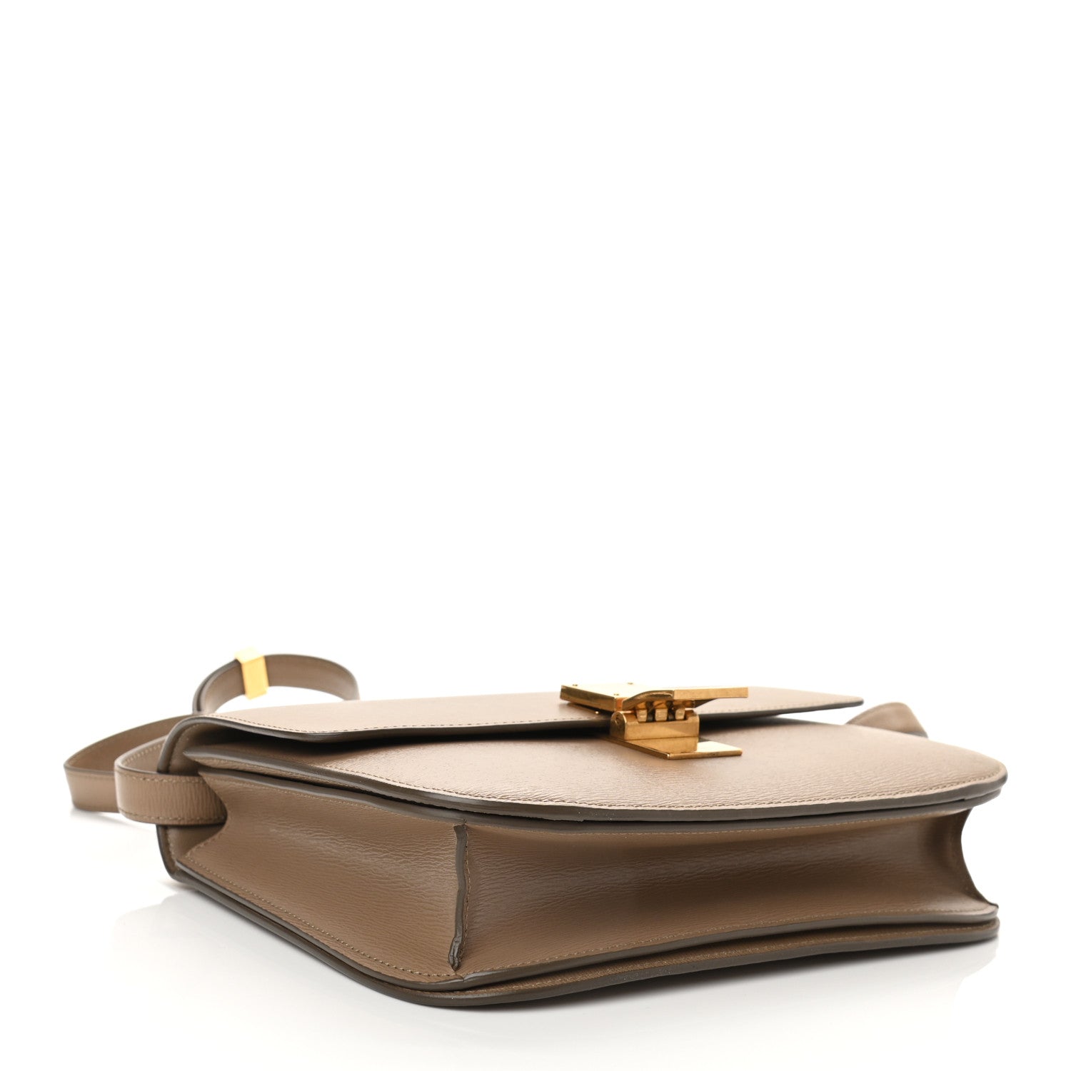 Celine Liege Calfskin Medium Classic Box Flap Bag Taupe 4 of 10