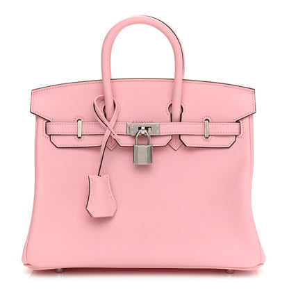 Hermes Swift Birkin 25 Rose Sakura 1 of 11