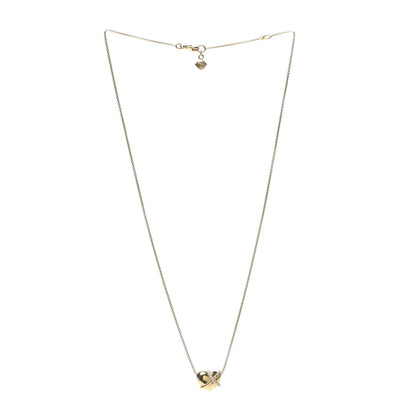 David Yurman 18K Yellow Gold Diamond Le Petit Coeur Heart Pendant Necklace 3 of 6