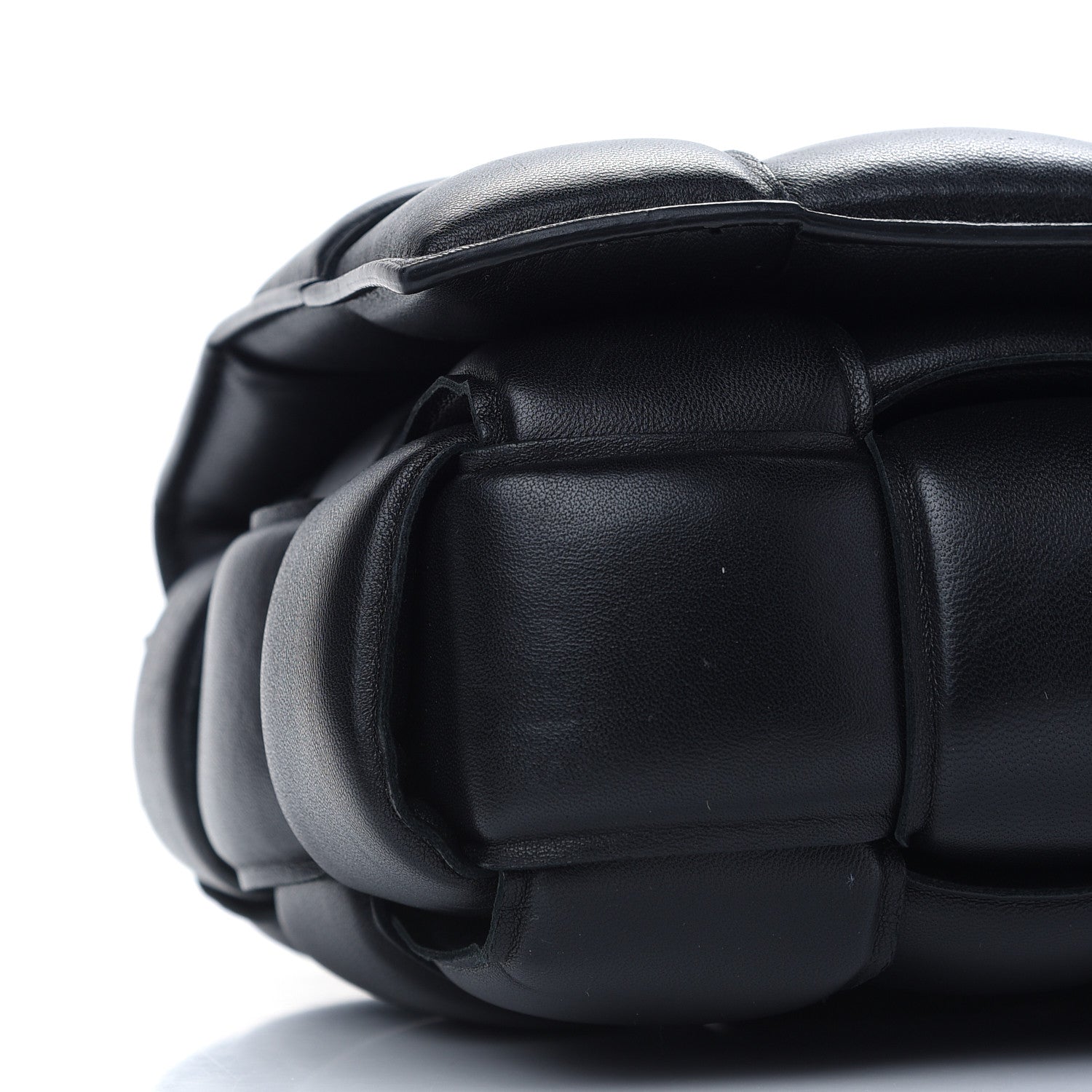 Bottega Veneta Nappa Maxi Intreccio Padded Cassette Crossbody Bag Black 7 of 10