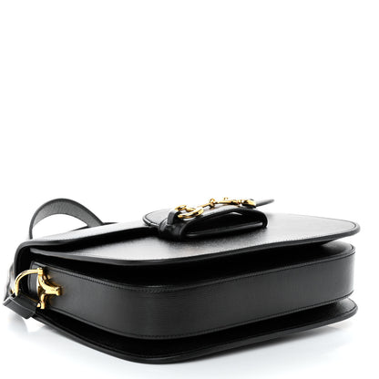 Gucci Azalea Calfskin Horsebit 1955 Shoulder Bag Black 3 of 9