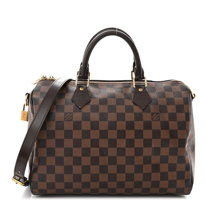 Louis Vuitton Damier Ebene Speedy Bandouliere 30 1 of 12