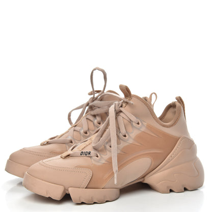 Christian Dior Neoprene Rubber Womens D-Connect Sneakers 35 Nude 3 of 7