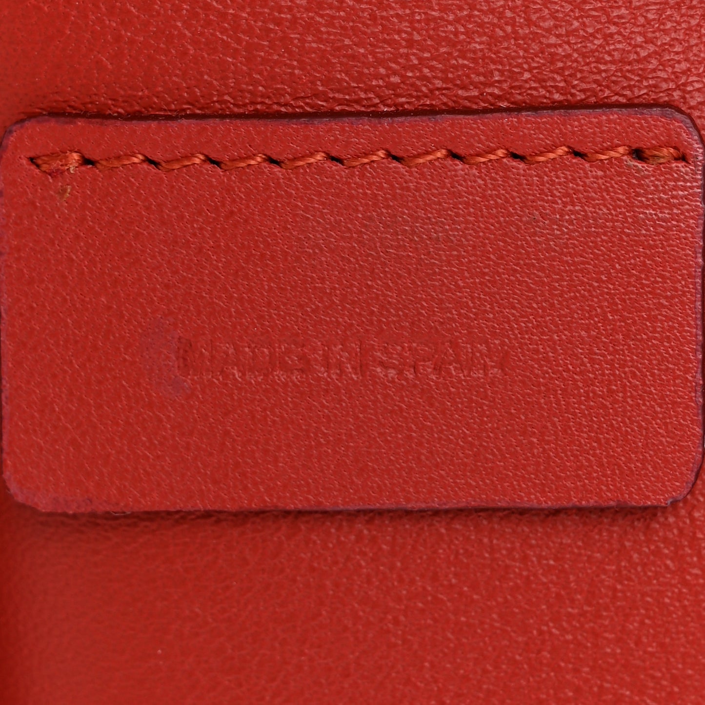 Calfskin Drew Bijou Clutch Earthy Red