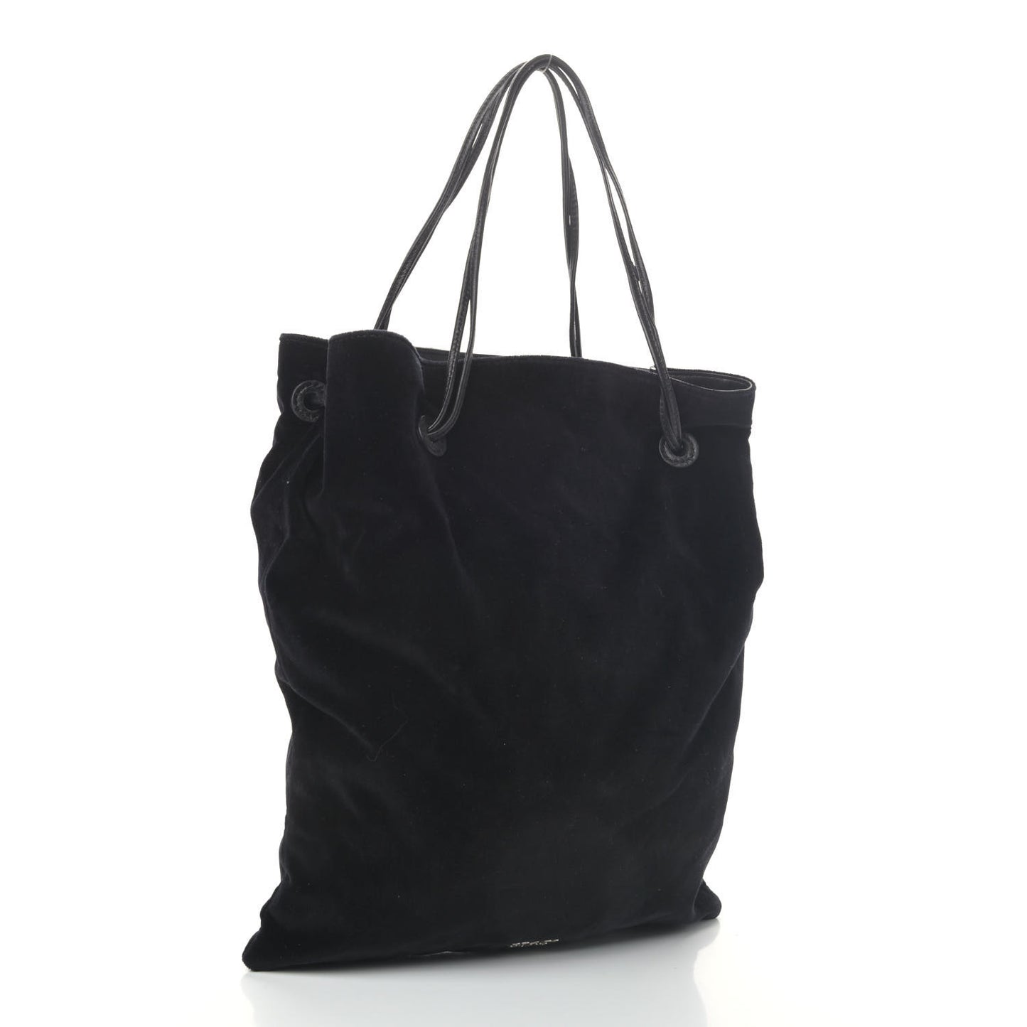 Velluto Embroidered Pouch Black
