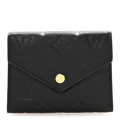 Louis Vuitton Empreinte Victorine Wallet Black 1 of 7