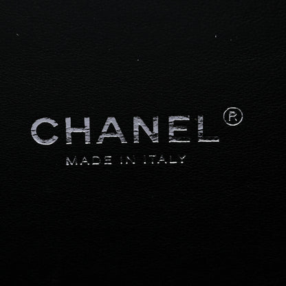 Chanel Plexiglass Compact Box Clutch Black Ivory 5 of 9