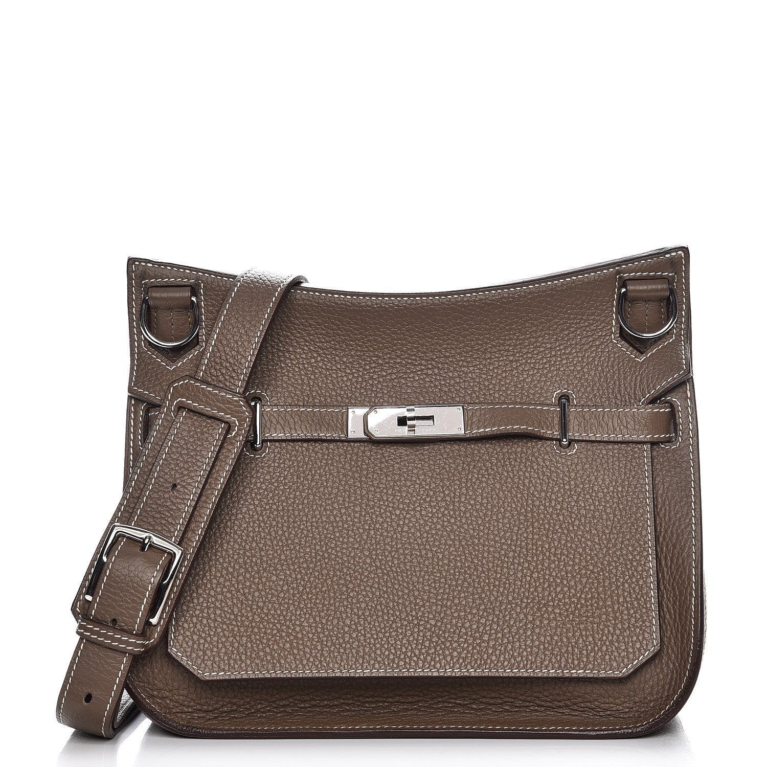 Hermes Taurillon Clemence Jypsiere 28 Etoupe 1 of 8