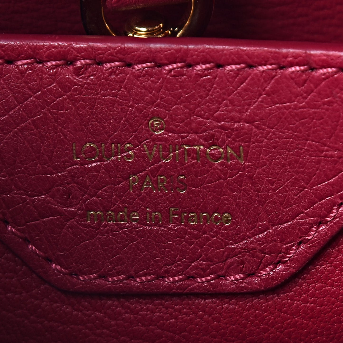 Ostrich Capucines BB Berry