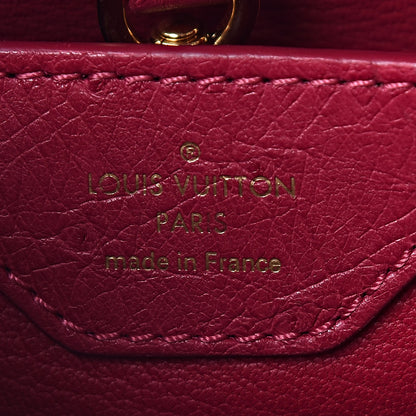 Louis Vuitton Ostrich Capucines BB Berry 6 of 9