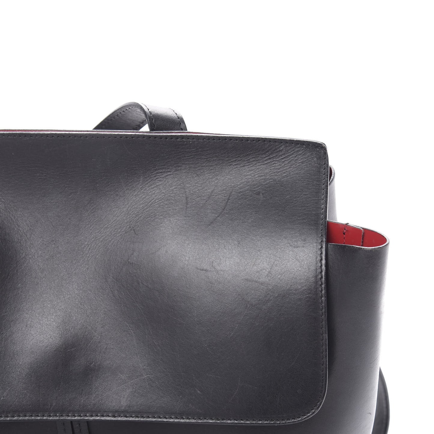 Calfskin Lady Bag Black Flamma