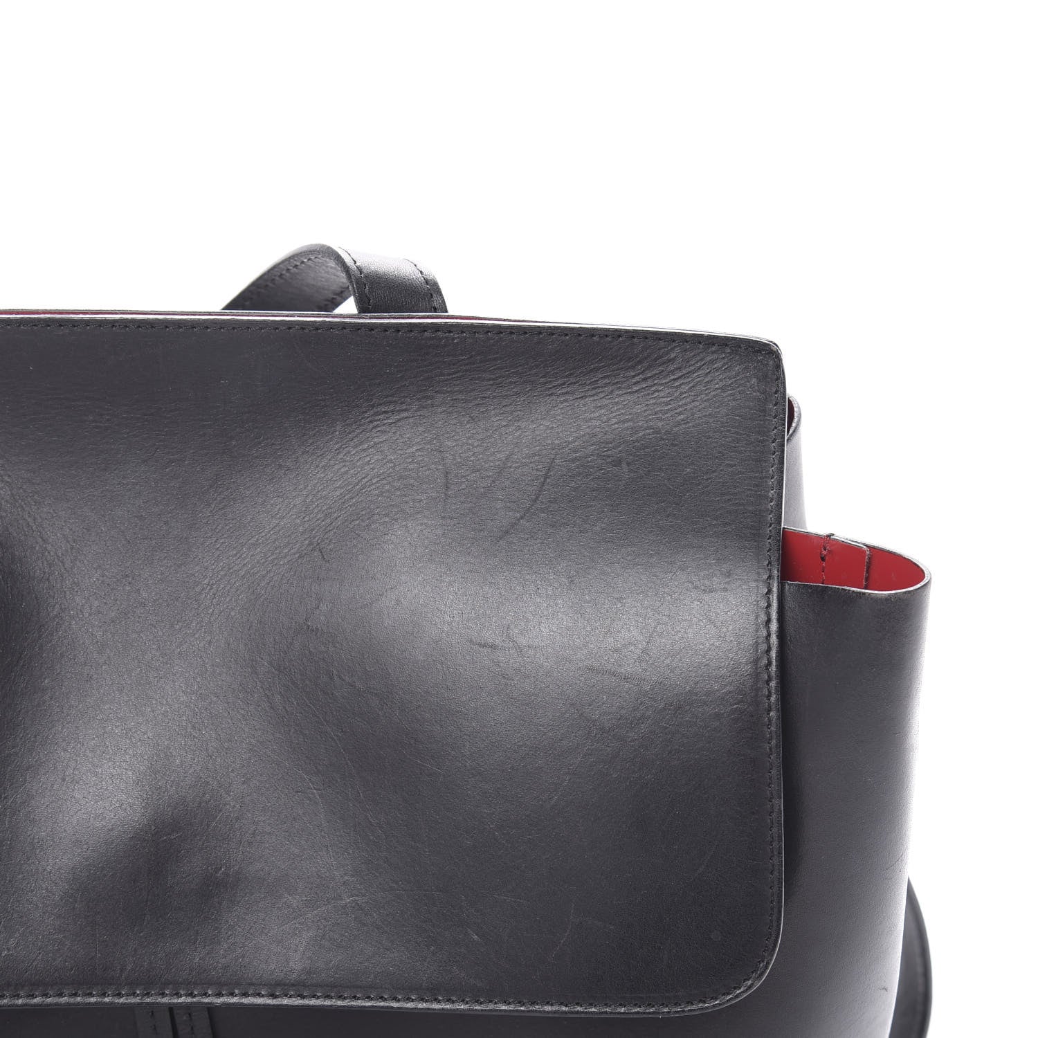 Mansur Gavriel Calfskin Lady Bag Black Flamma 17 of 18