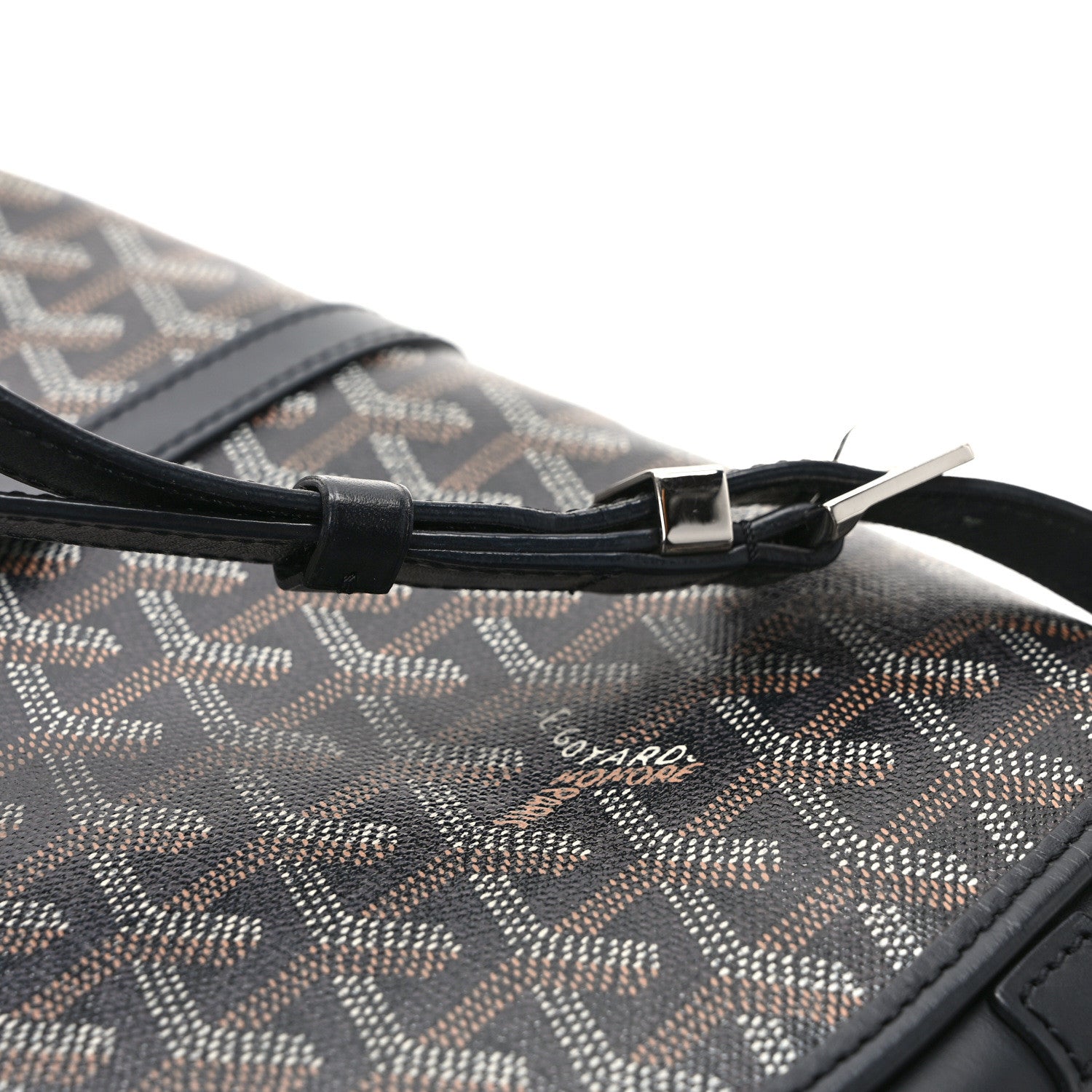 Goyard Goyardine Belvedere II MM Messenger Bag Black 13 of 14