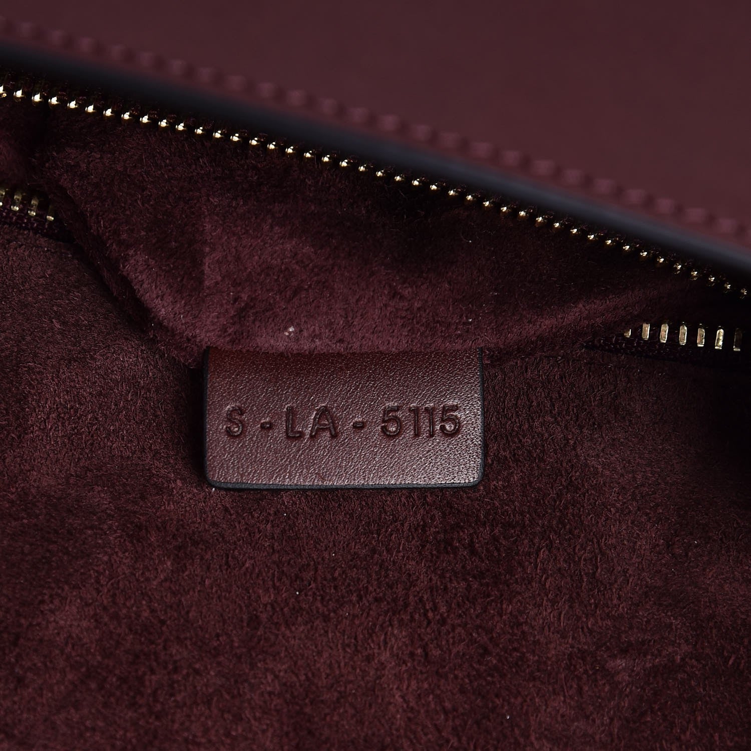 Celine Natural Calfskin Medium Symmetrical Bag Burgundy 9 of 10