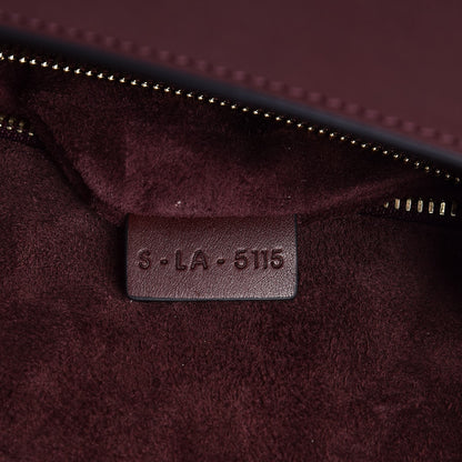 Celine Natural Calfskin Medium Symmetrical Bag Burgundy 9 of 10