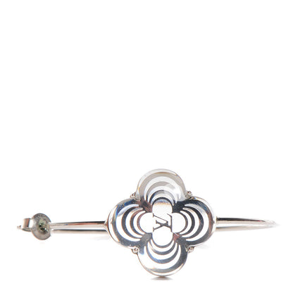 Louis Vuitton A La Folie Hoop Earrings Silver 3 of 3