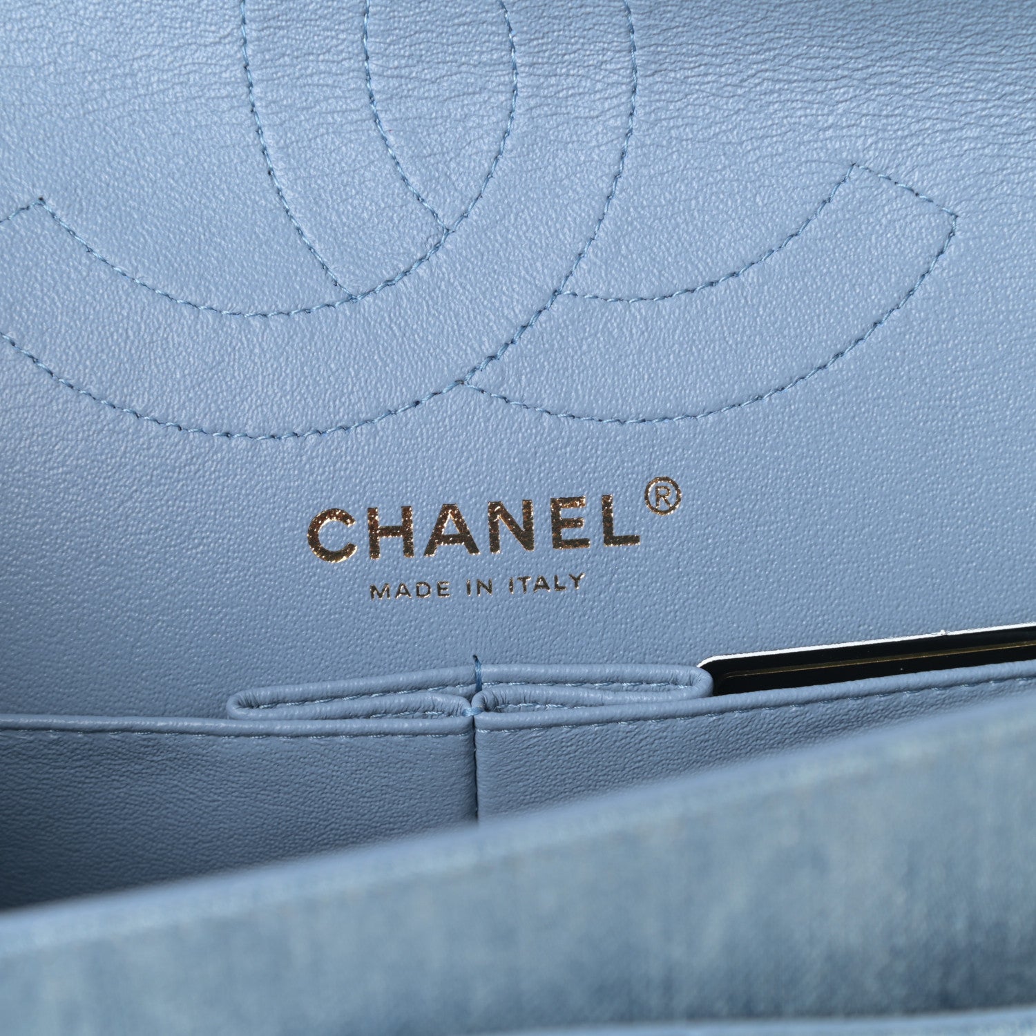 Chanel Denim Quilted 2.55 Reissue 226 Flap Light Blue 6 of 10