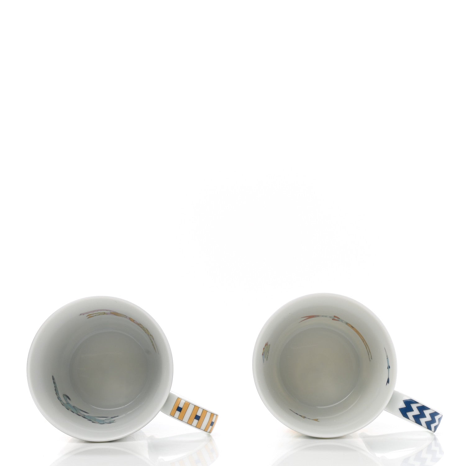 Hermes Porcelain Epopee Mug Set of 2 5 of 10
