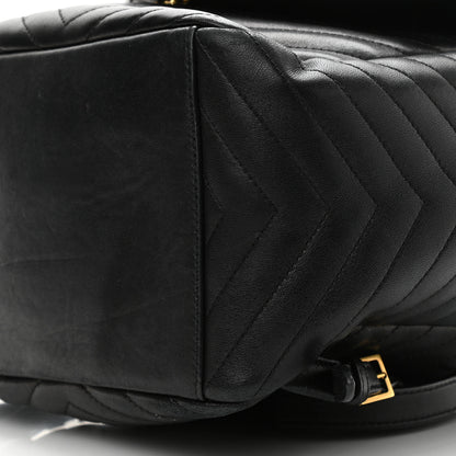 Saint Laurent Lambskin Matelasse Monogram Joe Backpack Black 10 of 10