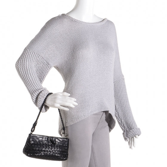 Bottega Veneta Nappa Intrecciato Baby Bag Nero Black 2 of 8