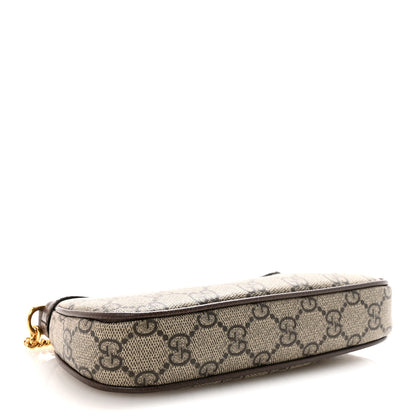 Gucci GG Supreme Monogram Textured Dollar Calfskin Mini Ophidia Chain Bag Beige Ebony 4 of 10