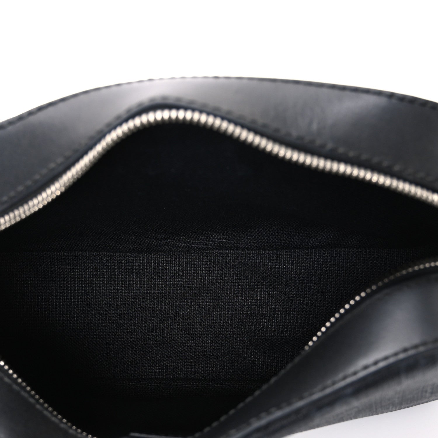 Gucci GG Supreme Monogram Web Shoulder Bag Black Grey 5 of 10
