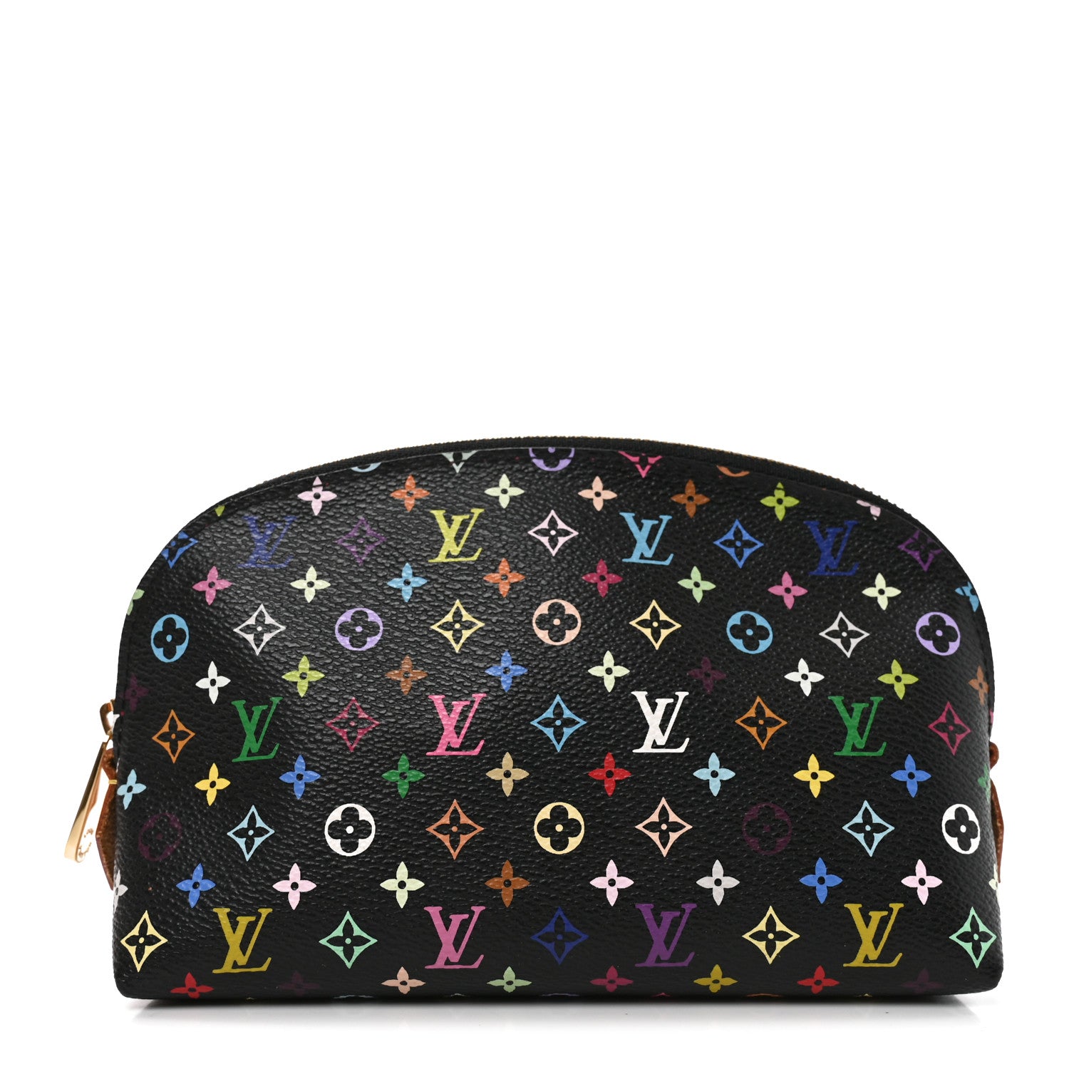 Louis Vuitton Monogram Multicolor Cosmetic Pouch Black Grenade 1 of 8