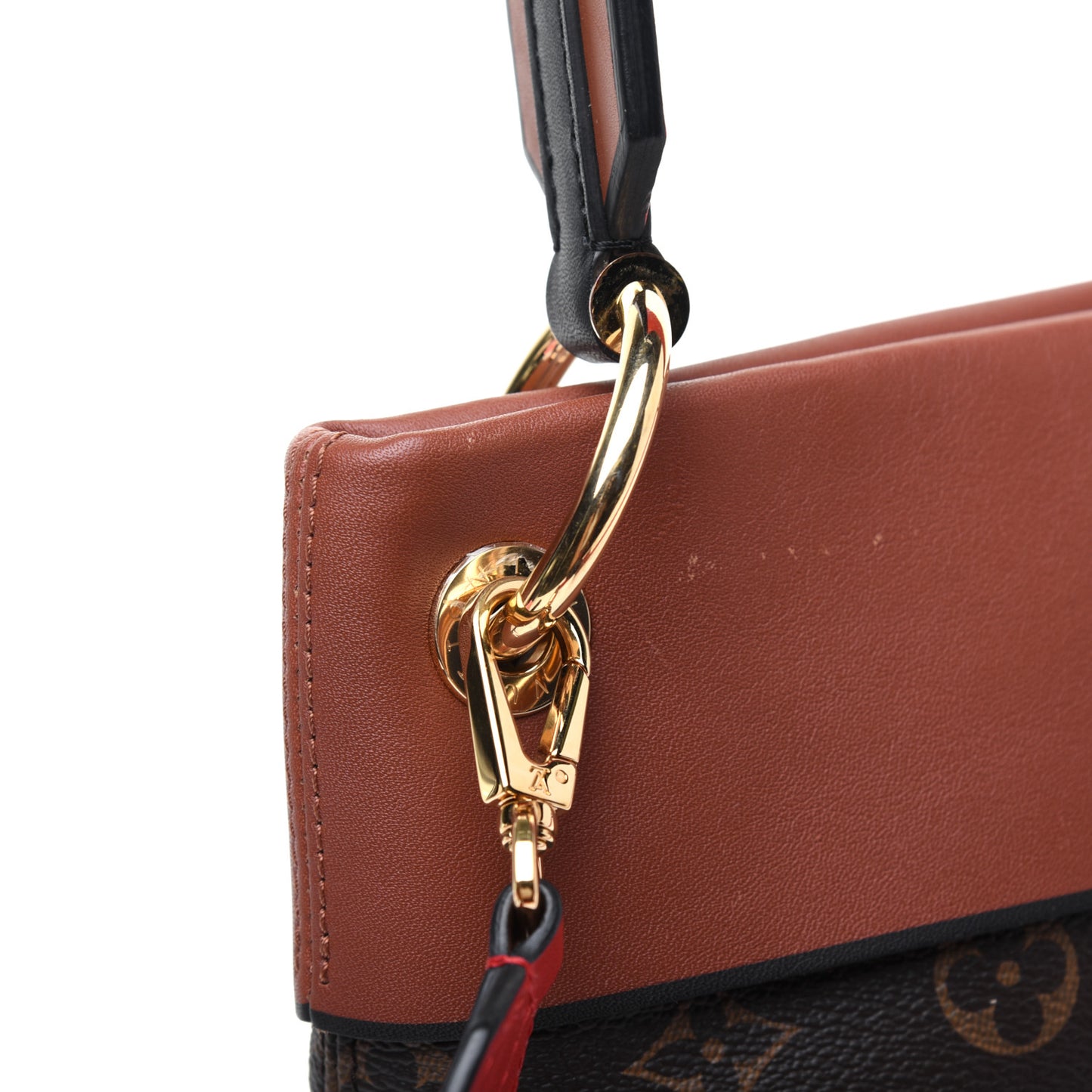 Monogram Tuileries Besace Caramel Rouge