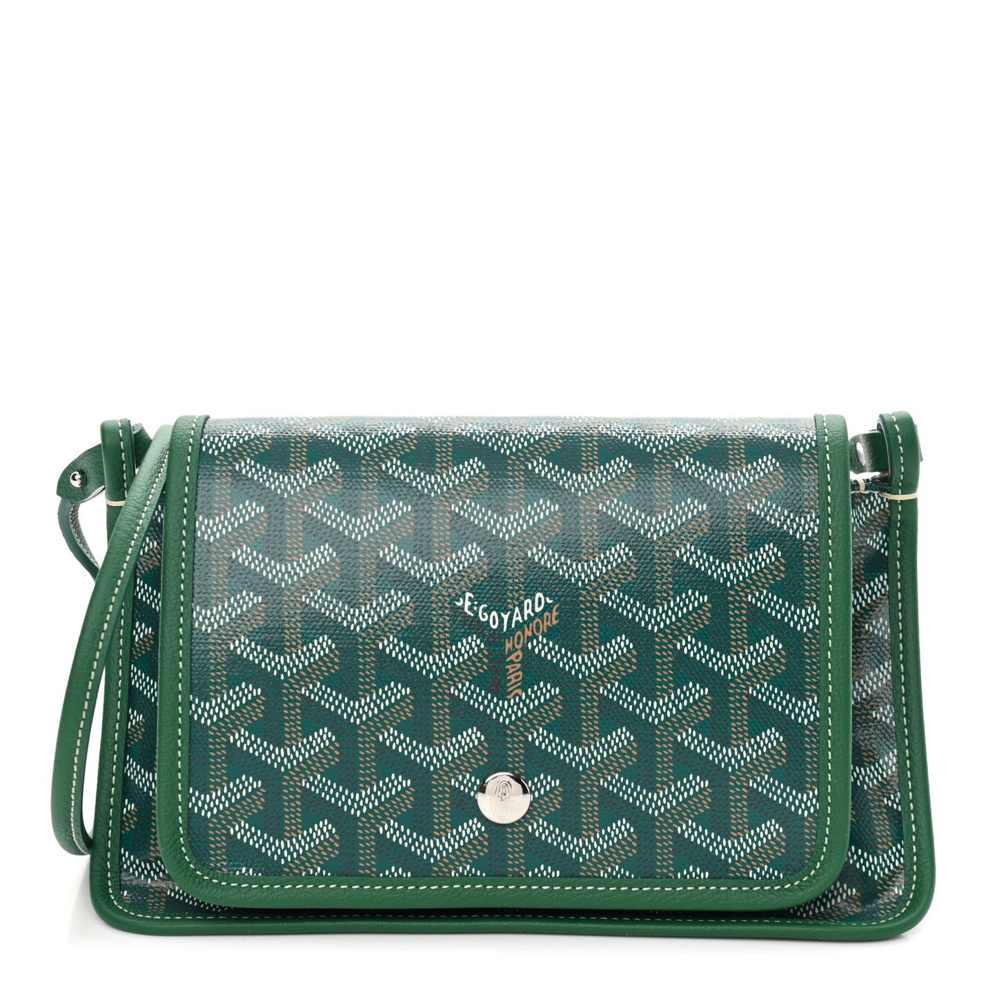 Goyardine Plumet Wallet Clutch Green
