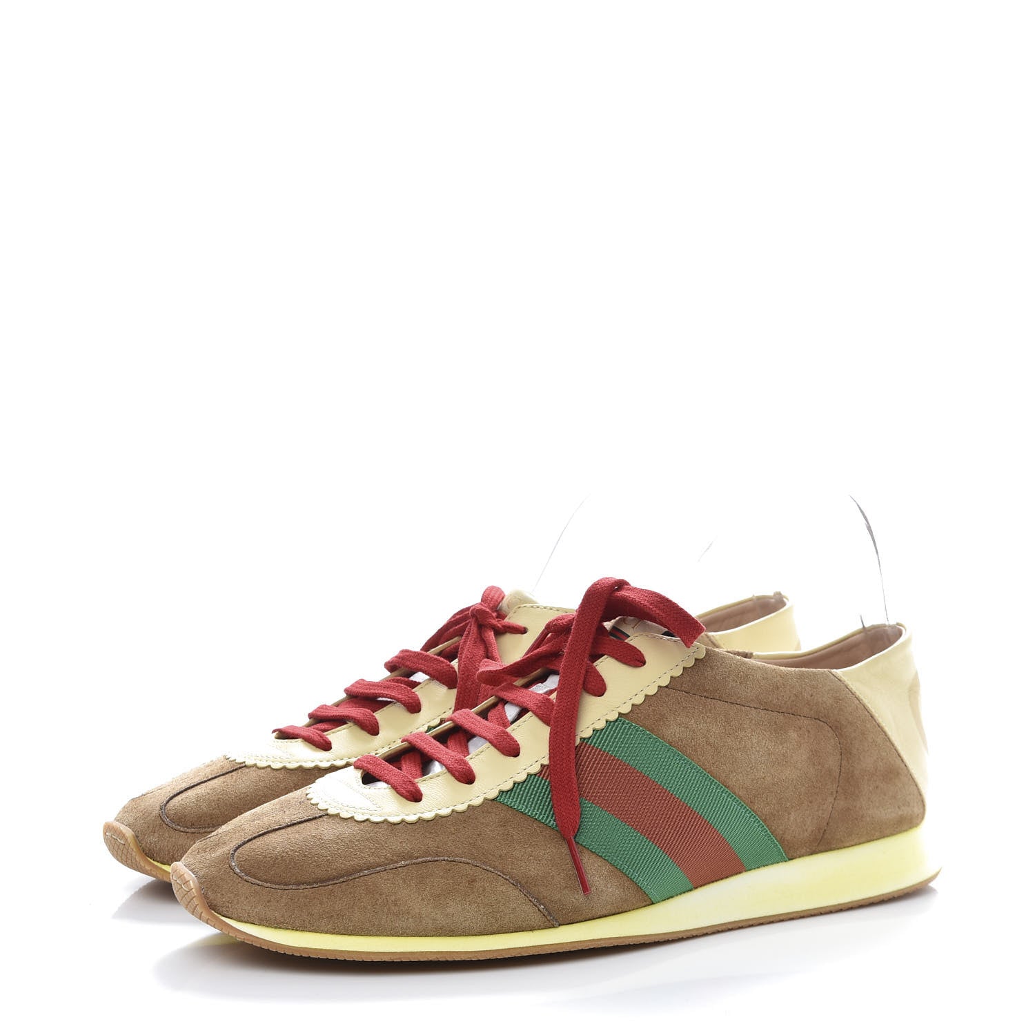Gucci Suede Web Mens Rocket Sneakers 10 Nocciola Burro 3 of 8