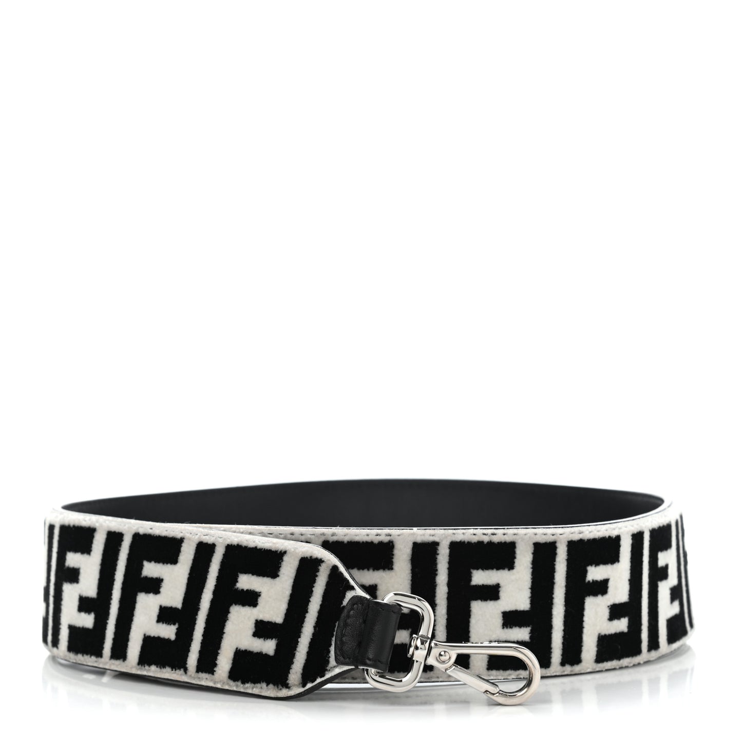 Velvet Tapestry Calfskin FF Reloaded Strap You White Black