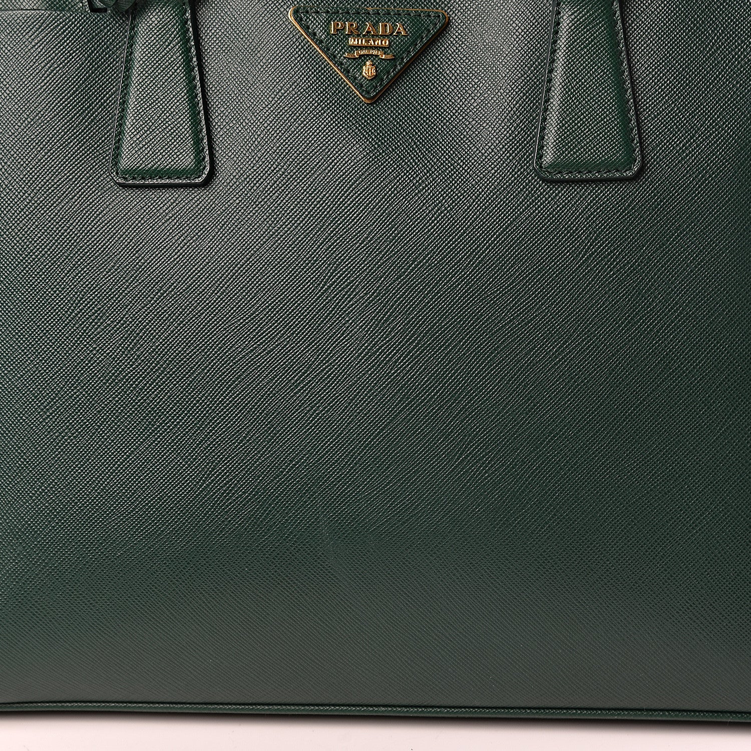 Prada Saffiano Lux Large Promenade Tote Biliardo 15 of 19