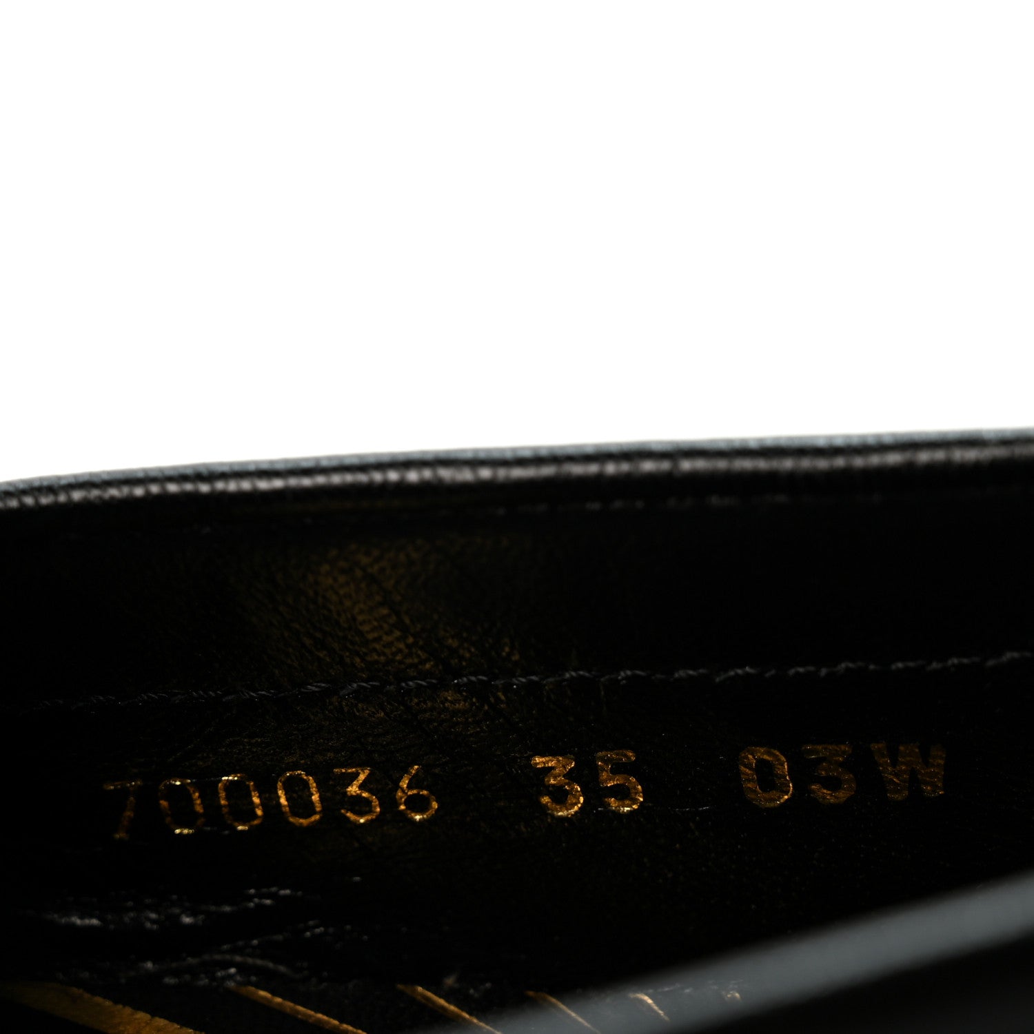 Gucci Goatskin Womens Logo 15mm Loafers 35 Black 9 of 12