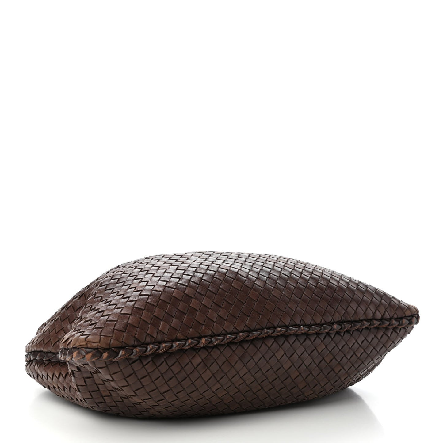 Nappa Intrecciato Large Veneta Hobo Ebano