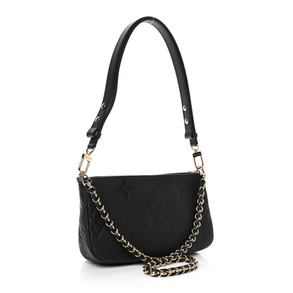 Louis Vuitton Empreinte Monogram Giant Multi Pochette Accessories Black 2 of 5