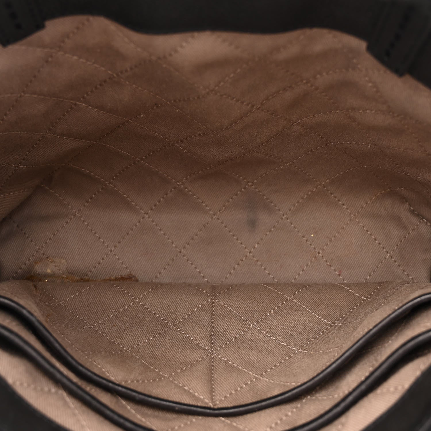 Chanel Calfskin Stitched Hamptons Tote Black 6 of 17