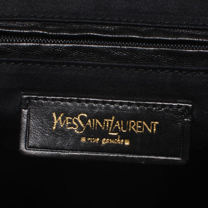 Saint Laurent Patent Small Downtown Petrol Blue 6 of 7