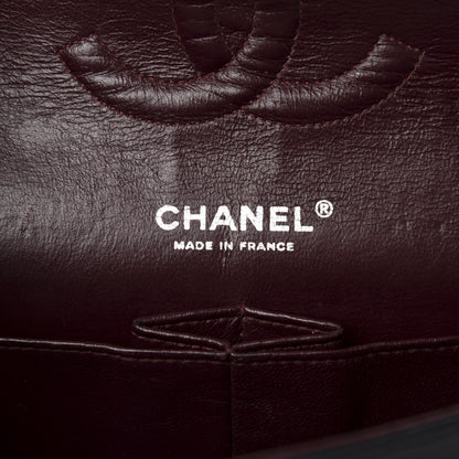Chanel Lambskin Quilted Medium Double Flap Black 12 of 14