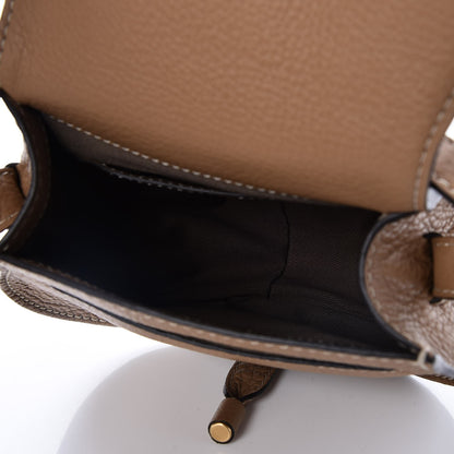 Chloe Calfskin Mini Marcie Round Crossbody Bag Nut 5 of 8